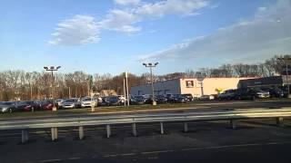 Driving by Port Jefferson Station in Suffolk ,New York