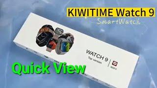 2023 KIWITIME WATCH 9 Top Version Quick View-2.05 Inch Screen Wireless Charging-Beat HK9 Pro?