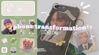 kpop phone transformation IOS 14*aesthetic*