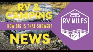 The Largest RV Shower, the Smallest Truck Camper, and a Cargo Crazy Fifth Wheel | RV Miles News