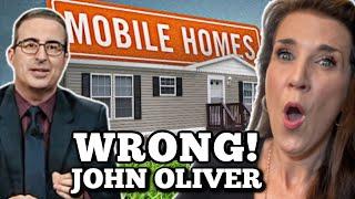 INSULTING Mobile Home Rant By John Oliver  Real Estate Agent Reacts