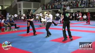 Marcos Roberto Alves (BRA) v Fintan Stephenson (IRL)  Junior WAKO World Championships 2014