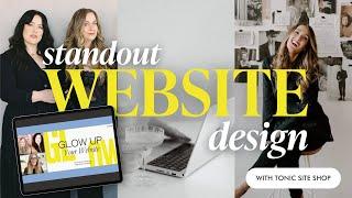 Designing a Stunning Photography Website with Tonic Site Shop & Showit