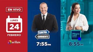 Willax en vivo - CONTRACORRIENTE - MILAGROS LEIVA ENTREVISTA - 24/02/2025 | Willax