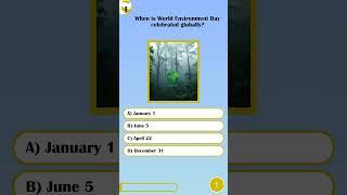 ️ When is World Environment Day? #quiztime #Shorts #environmentday2025