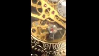 MAJESTI SKELETON 17 JEWELS POCKET WATCH