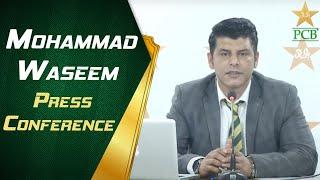 LIVE - Chief selector Muhammad Wasim Press Conference | PCB | MA2T