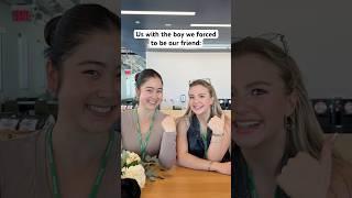 I think he’s just shy!! ️ @SofyaPlotnikova @jojosim #sofimanassyan #friends #funny