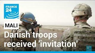 Denmark says its troops in Mali on basis of 'clear invitation' • FRANCE 24 English