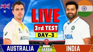 India vs Australia, 3rd Test, Day 3| IND vs AUS Live Match  | Live Cricket Match Today | IND Batting