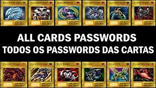 Yu-Gi-Oh Forbidden Memories [PS1] - All Cards Passwords/Todos os Passwords das Cartas