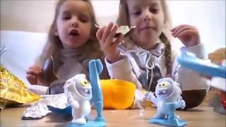 распаковка Маxi kinder, сладкие палочки с сюрпризами и другие сладости