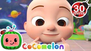 Head Shoulders Knees & Toes - Sing Along  30 MIN LOOP | More Nursery Rhymes & Kids Songs - CoComelon