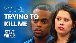 Domestic Victim Sent To Hospital | The Steve Wilkos Show