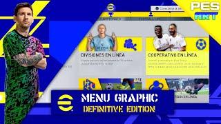 Menu Graphic Efootball Definitive edition | Potato Patch - VrPatch