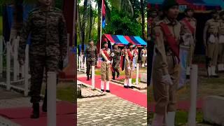 Co sir visit NCC cadets piloting || NCC drill inspection #ncccamp #militarytraining #ncctraining
