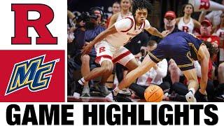 #24 Rutgers vs Merrimack Highlights | NCAA Men's Basketball | 2024 College Basketball