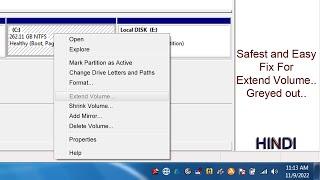 Extend Volume Greyed Out. Easy Solution. Windows 7, Windows 10, Windows 11