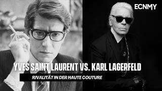 Die Rivalität der Mode-Legenden: Lagerfeld & Saint-Laurent | ECNMY