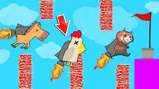 ЁМАЕ, КАК ЖЕ ЭТО СМЕШНО! САМЫЙ ЭПИЧНЫЙ УРОВЕНЬ ЗА ВСЮ ИСТОРИЮ В ULTIMATE CHICKEN HORSE