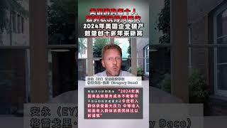 美国消费者个人财务状况持续恶化！2024年美国企业破产数量创十多年来新高