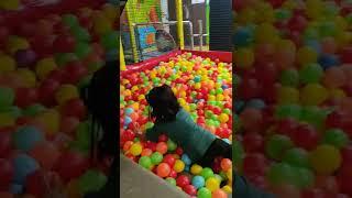 Play room filled with thousands of balls 