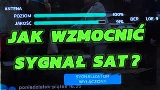 Jak wzmocnić sygnał z anteny satelitarnej ? Czy wzmacniacz SAT poprawia jakość ? Nie daj się oszukać