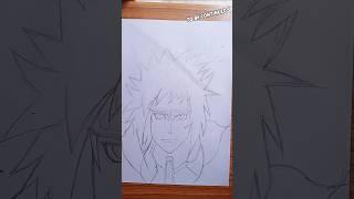 How to draw minato #drawing #art #naruto #animeart #tutorial #sketch