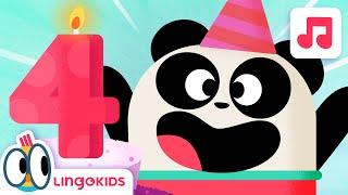 Happy Birthday Song for 4-Year-Olds 4️⃣ Songs for kids | Lingokids