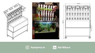 Aquapony Mini - Aquaponics system for school in Sweden