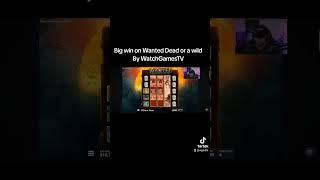 Big win on wanted by WatchGamesTV #watchgamestv #wrewards #watchgame  #slots