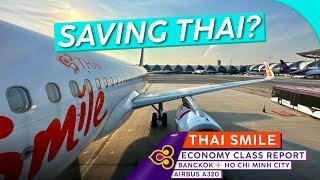 THAI SMILE A320 Economy Class ⇢【4K Trip Report Bangkok to Ho Chi Minh City】Smiles All Around?