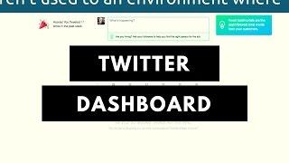 How to Use Twitter's Dashboard