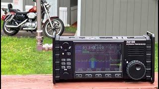 XIEGU X6100 QRP HF transceiver 10 watts - First contacts including DX to Slovenia