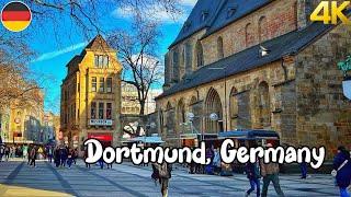 Rundgang durch Dortmund, Deutschland 4K 60fps - Eine schöne deutsche Stadt