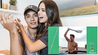 REACTING TO HIS OLD VINES!! (Gabriel Conte Vines)