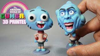 Amazing World of Gumball - How to 3D sculpt/Print Gumball Watterson