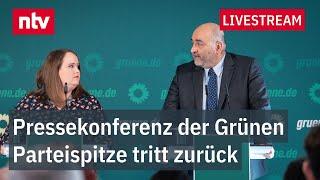 LIVE:  Statement Nouripour und Lang zum Rücktritt der Grünen-Parteispitze