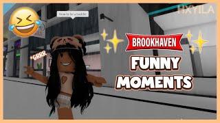 Brookhaven Funny Moments  - Roblox // Hxyila