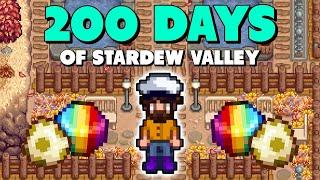 I Played 200 Days of Stardew Valley