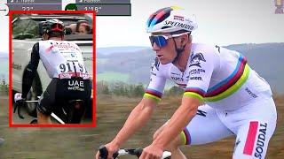 Remco Evenepoel Plays on EASY MODE after Pogacar Crash | Liege-Bastogne-Liege 2023