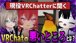 【実際どうなの？？】VRChatの住民にVRChatの悪いところ聞いてみた【初心者見ろ見ろ】