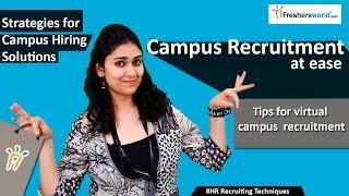 Top 5 strategies for better Campus Recruitment