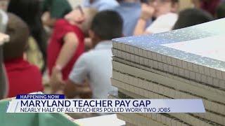 'A thankless job': Many Maryland teachers work two jobs or more, poll says