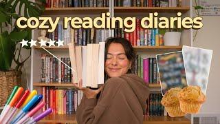 The coziest reading vlog: finding a 5 star read & slowing down⭐️