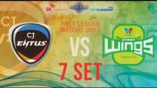 [SK 텔레콤 프로리그2015] CJ vs 진에어 에이스 결정전 통합포스트시즌 P.O 1일차 7세트 에코 -EsportsTV, 스타크래프트 2