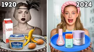 I Tried 100 Years Of Skincare!
