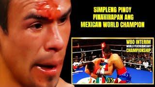 CLASSIC PINOY FIGHT | JUAN MANUEL MARQUEZ PINAHIRAPAN SA SIMPLENG PINOY BOXER