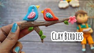 Clay Birds | Cold Porcelain Clay | Clay Creations | Clay Craft Ideas | Air Dry Clay