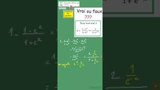 préparation au BAC Spé Maths avec Hans au lycée 37-exponentielle